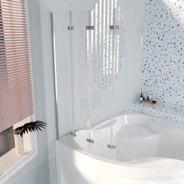 Раздвижные шторки на ванну из стекла купить в Москве по выгодной цене - конференц-зал-самара.рф