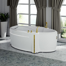 Акриловая ванна Fra Grande Ницца 190х110 с панелью