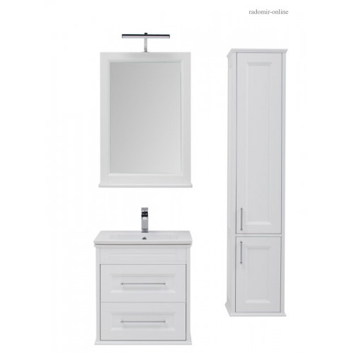 Комплект мебели для ванной Aquanet Бостон 60 ясень белый
