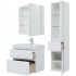 Комплект мебели для ванной Aquanet Бруклин 70 белый