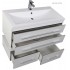 Комплект мебели для ванной Aquanet Верона 100 белый (подвесной 2 ящика)