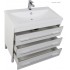 Комплект мебели для ванной Aquanet Верона 90 белый (напольный 3 ящика)