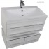 Комплект мебели для ванной Aquanet Верона 90 белый (подвесной 2 ящика)