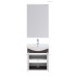 Комплект мебели для ванной Aquanet Грейс 60 дуб кантенбери/белый (2 дверцы)