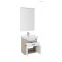 Комплект мебели для ванной Aquanet Грейс 60 дуб сонома/белый (1 ящик, 2 дверцы)