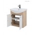 Комплект мебели для ванной Aquanet Грейс 60 дуб сонома/белый (2 дверцы)
