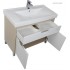 Комплект мебели для ванной Aquanet Гретта 100 светлый дуб
