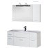 Комплект мебели для ванной Aquanet Данте 110 L белый (1 навесной шкафчик)