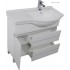 Комплект мебели для ванной Aquanet Доминика 90 R белый