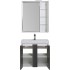 Комплект мебели для ванной Aquanet Клио 60 эвкалипт мистери/белый