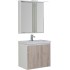 Комплект мебели для ванной Aquanet Клио 70 дуб кантри/белый
