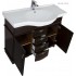 Комплект мебели для ванной Aquanet Луис 110 темный орех