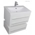 Комплект мебели для ванной Aquanet Нота 75 белый (камерино)