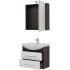 Комплект мебели для ванной Aquanet Остин 75 дуб кантербери/белый