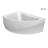 Акриловая ванна Radomir Альбена 168x120 с гидромассажем "Терапия" левая