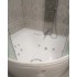 Акриловая ванна Radomir Альбена 168x120 с гидромассажем "Люкс" правая