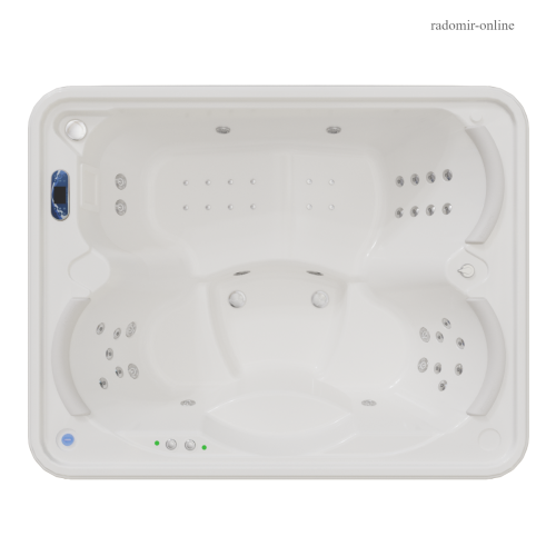 Минибассейн Deluxe Platinum 2140х1680х800